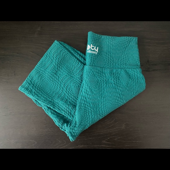 Booty by Brabants Teal Mermaid Leggings OS - Picture 2 of 4